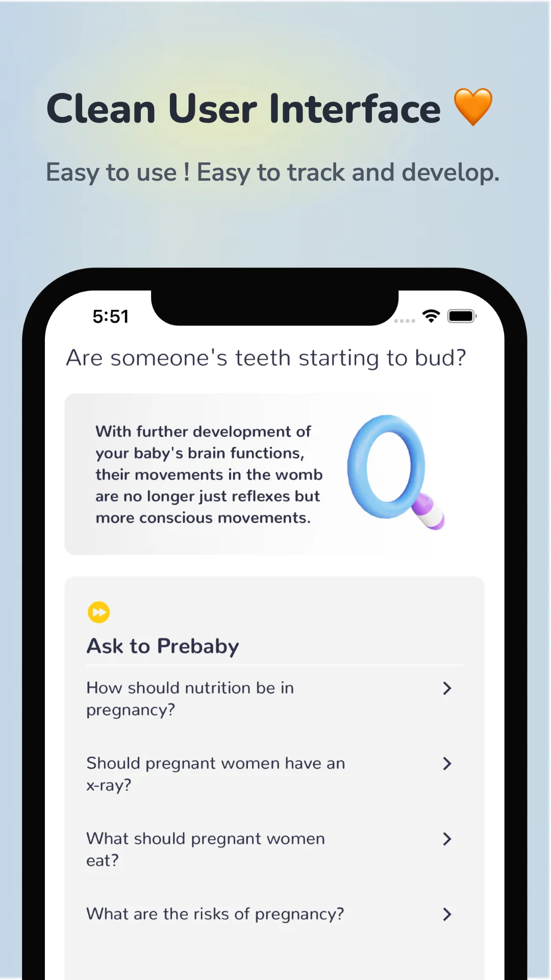 Pregnancy Tracker Prebaby | Indus Appstore | Screenshot