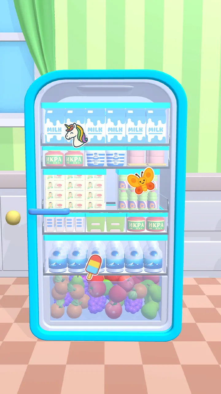 Fridge Organizing Game | Indus Appstore | Screenshot