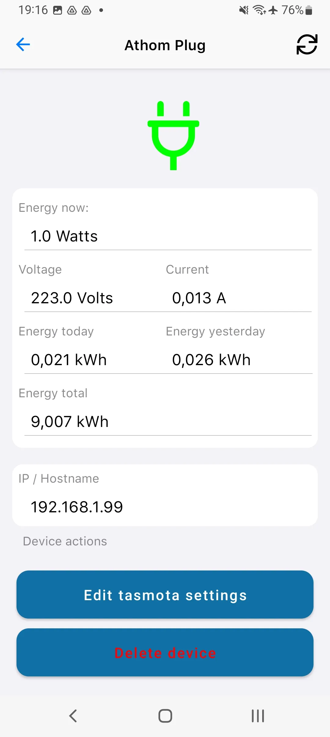 Tasmotrol - Tasmota Dashboard | Indus Appstore | Screenshot