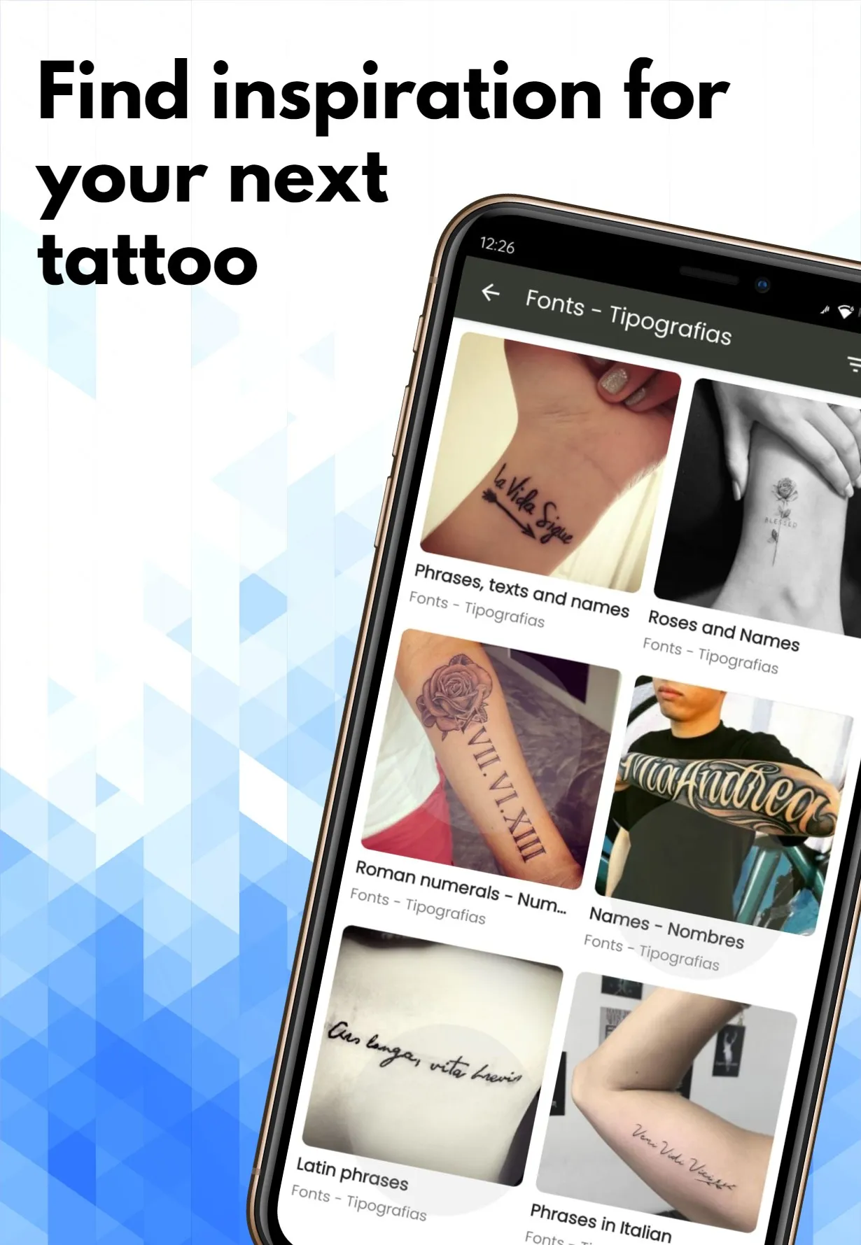 Tattoo Catalog - Tattoos Ideas | Indus Appstore | Screenshot