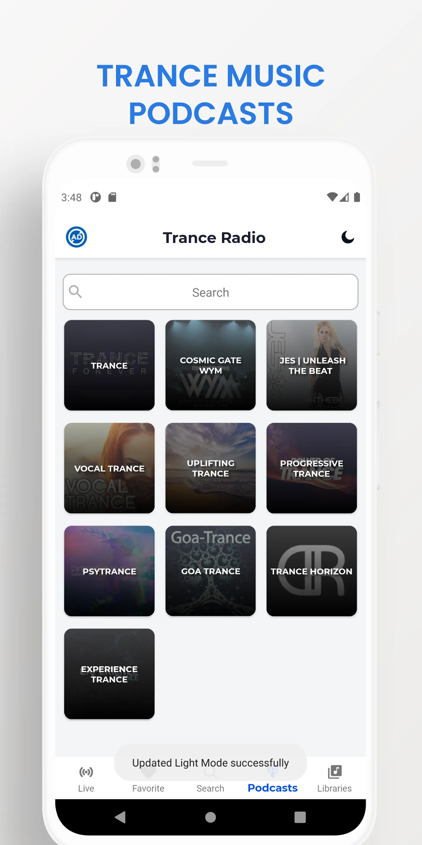 Trance Music: Radio & Podcast | Indus Appstore | Screenshot