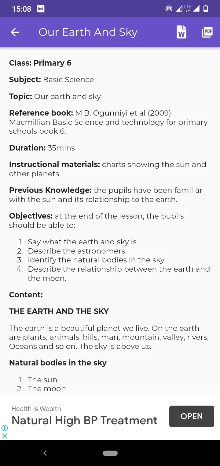 Lesson Notes | Indus Appstore | Screenshot