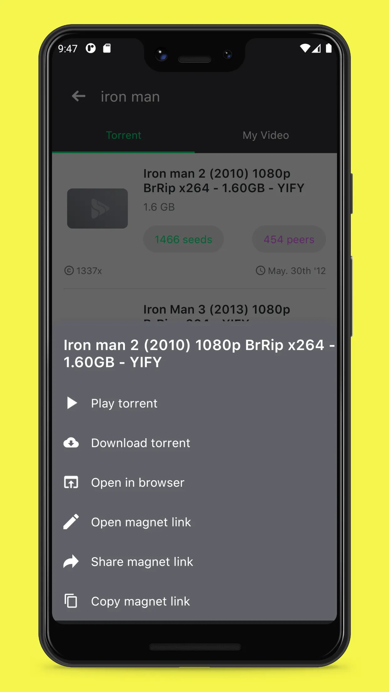 Torrent Video Player | Indus Appstore | Screenshot