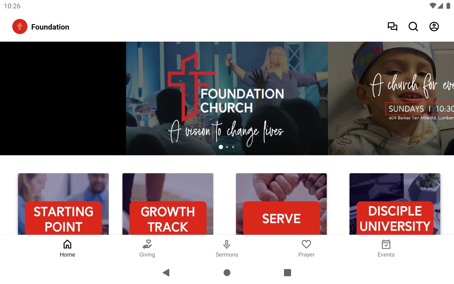 Foundation Bible Church | Indus Appstore | Screenshot