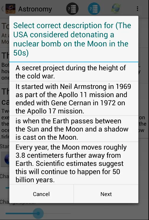 Astronomy, Amazing Space Facts | Indus Appstore | Screenshot