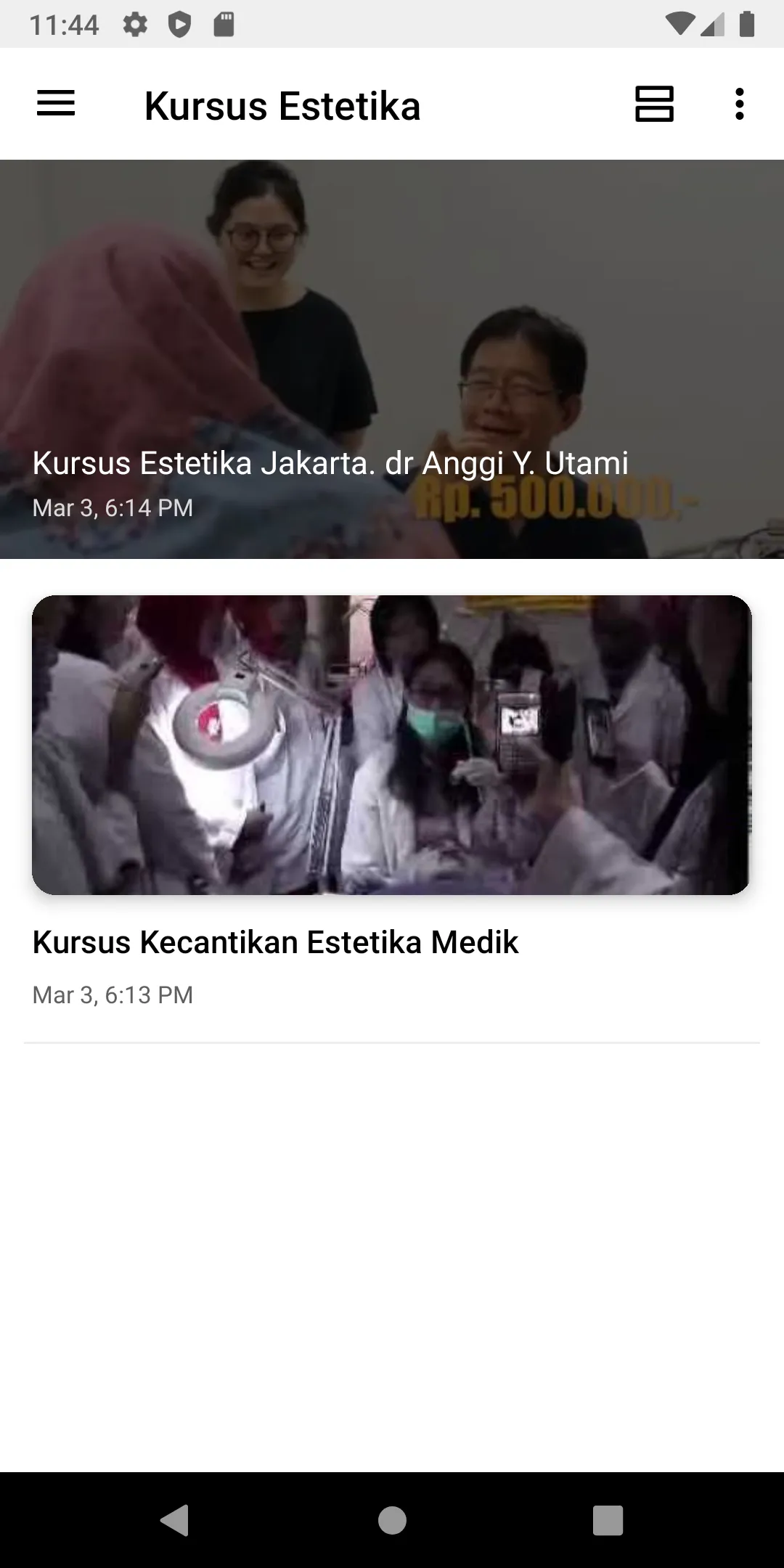 Kursus Estetika Kecantikan | Indus Appstore | Screenshot