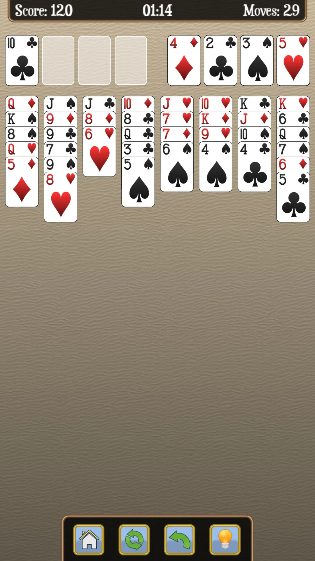 FreeCell Solitaire | Indus Appstore | Screenshot