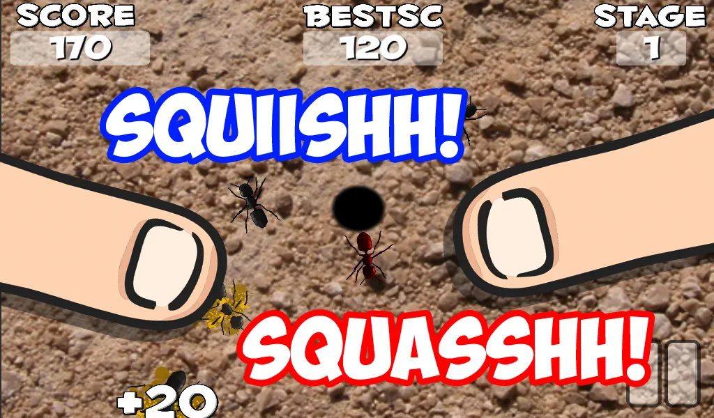 Squish these Ants | Indus Appstore | Screenshot