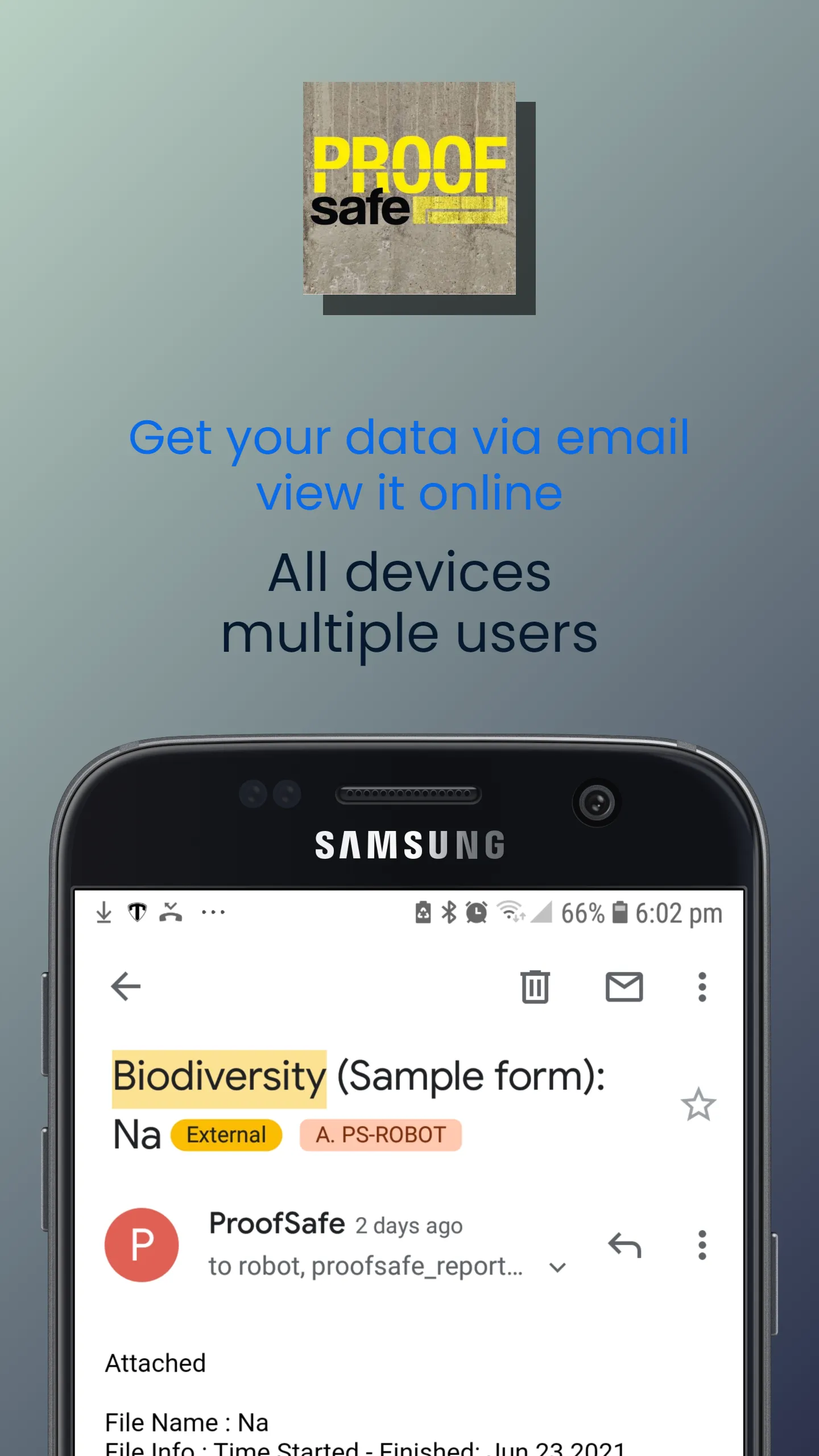 ProofSafe  - data collection & | Indus Appstore | Screenshot