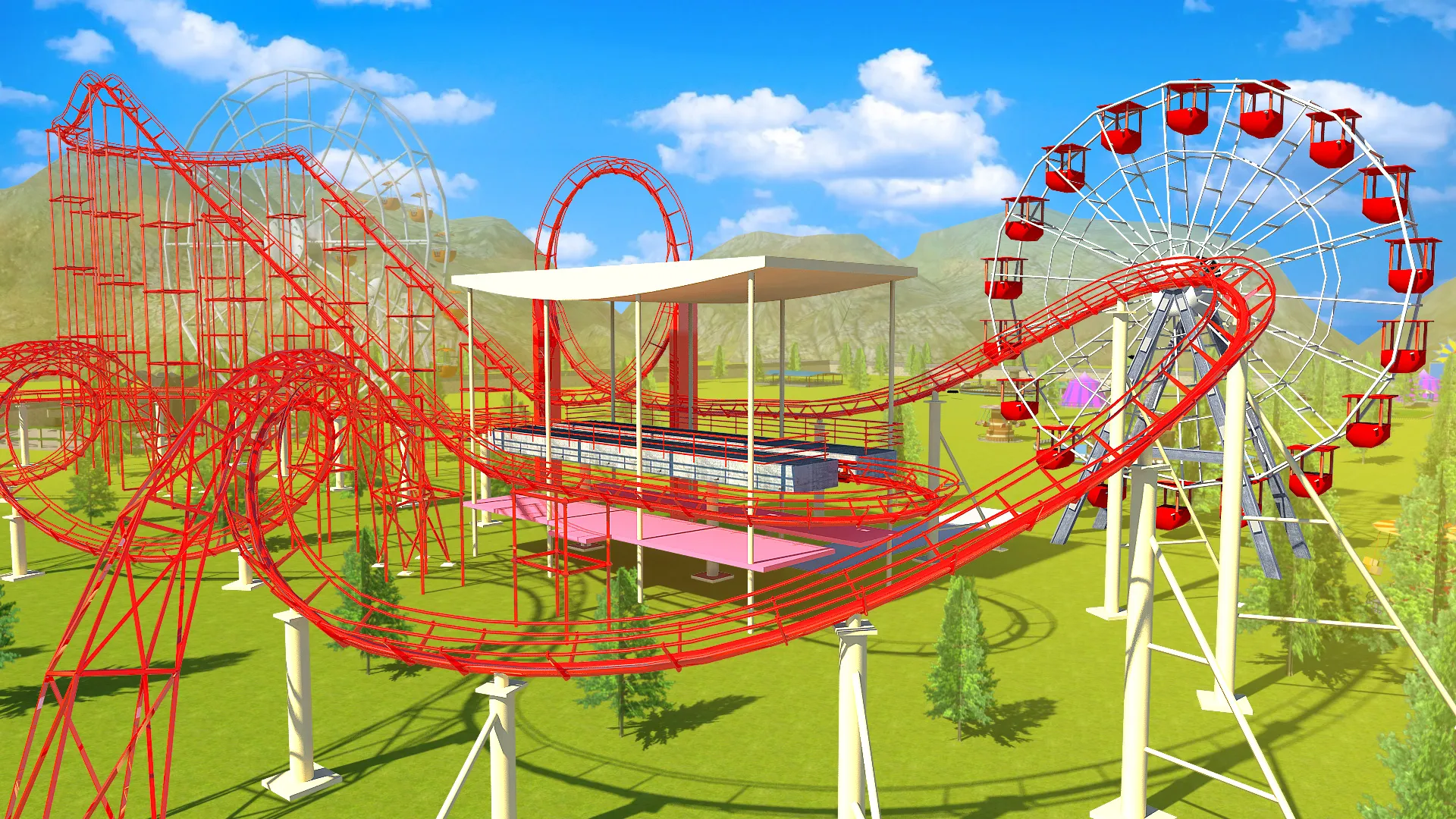 Roller Coaster Train Sim 2023 | Indus Appstore | Screenshot