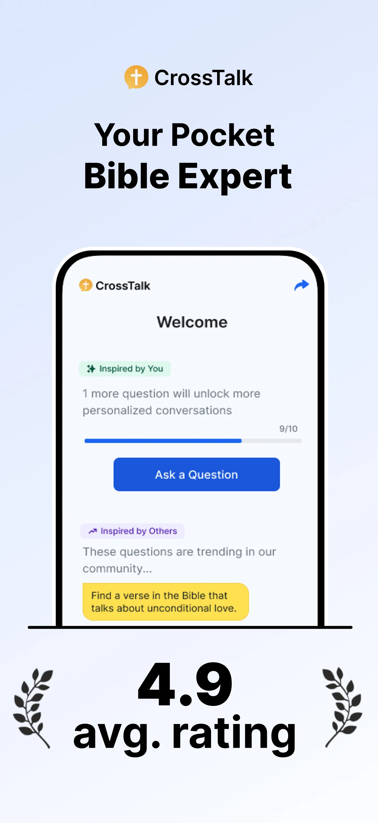 CrossTalk: Bible Chat + Prayer | Indus Appstore | Screenshot