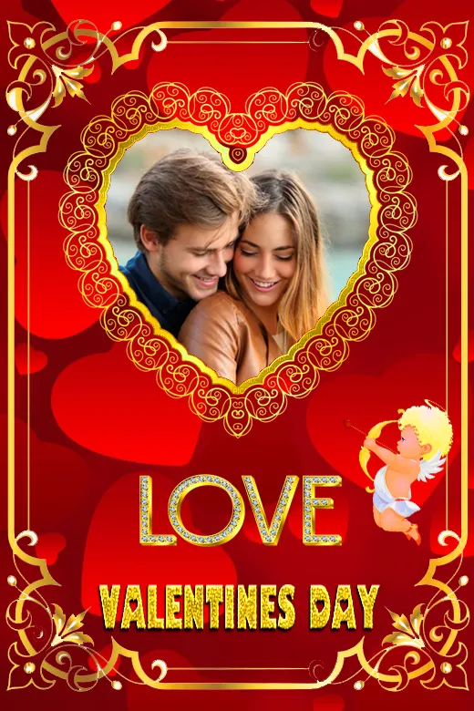 Valentine's Day Photo Frame 20 | Indus Appstore | Screenshot