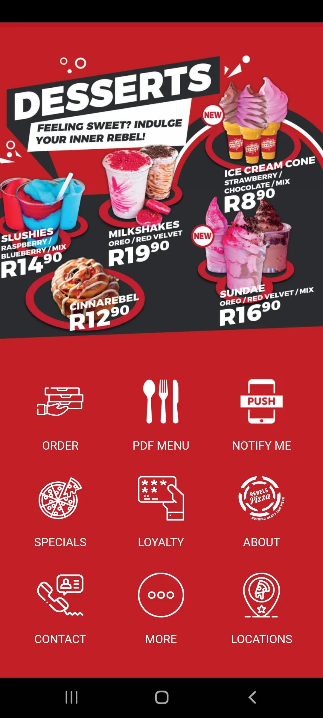 Rebels Pizza | Indus Appstore | Screenshot