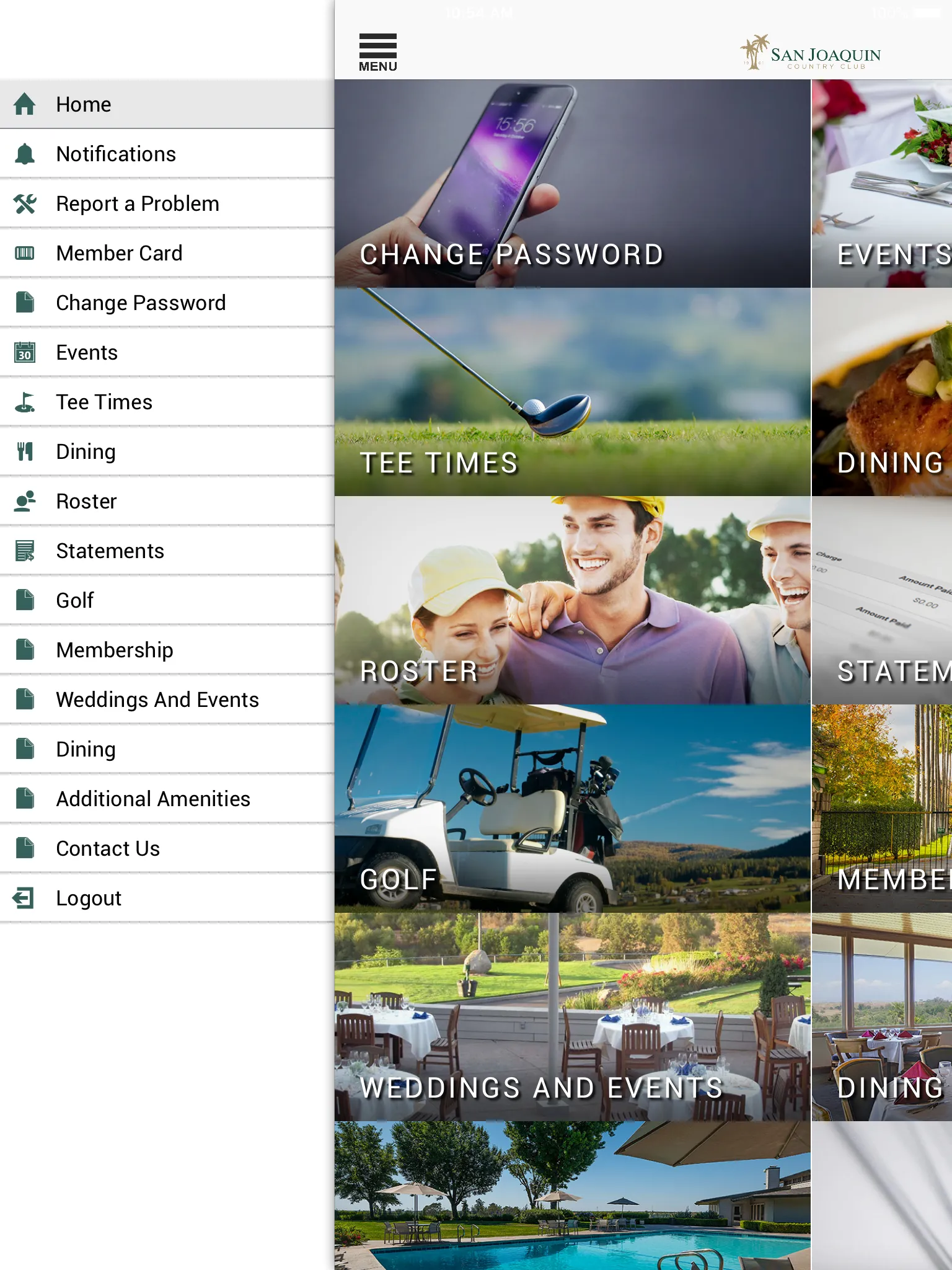 San Joaquin Country Club | Indus Appstore | Screenshot