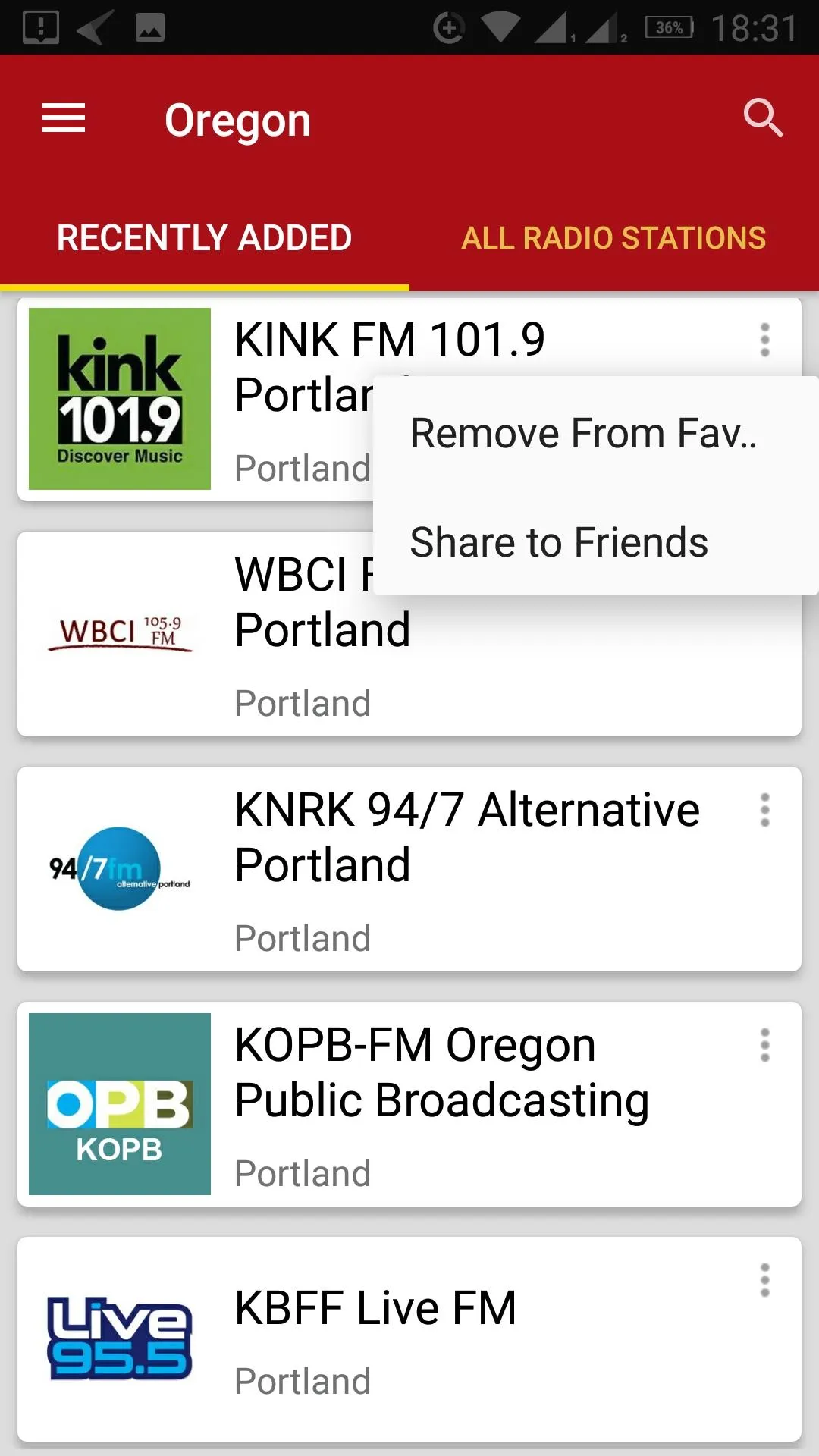 Oregon Radio Stations - USA | Indus Appstore | Screenshot