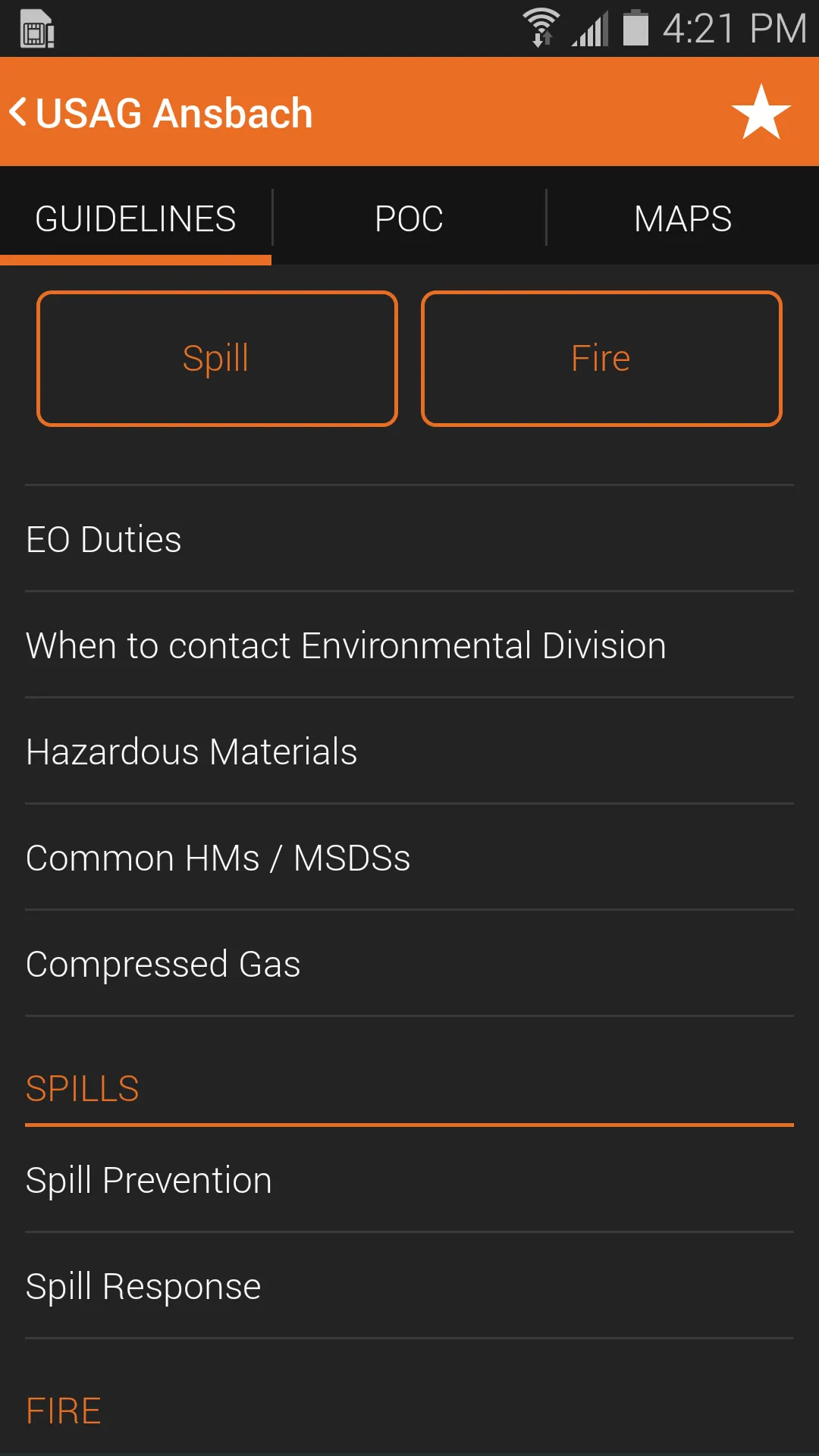 USAREUR Environmental Officer  | Indus Appstore | Screenshot