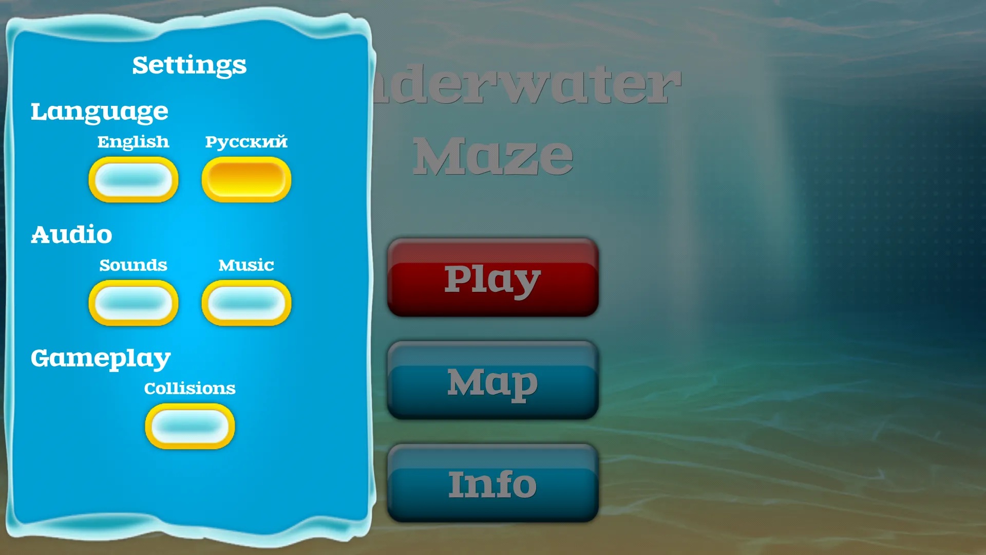 Underwater Maze - submarine ad | Indus Appstore | Screenshot