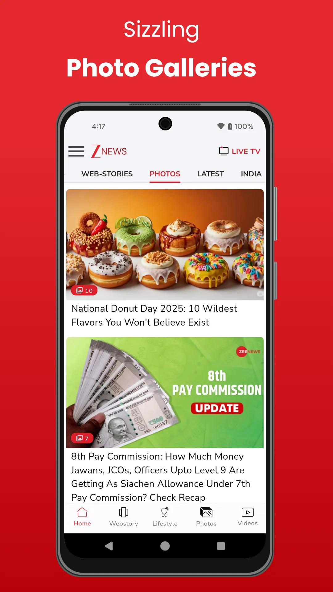Zee News: Live News in Hindi | Indus Appstore | Screenshot