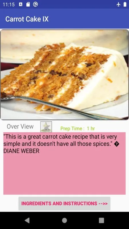 Cook carrot cake | Indus Appstore | Screenshot