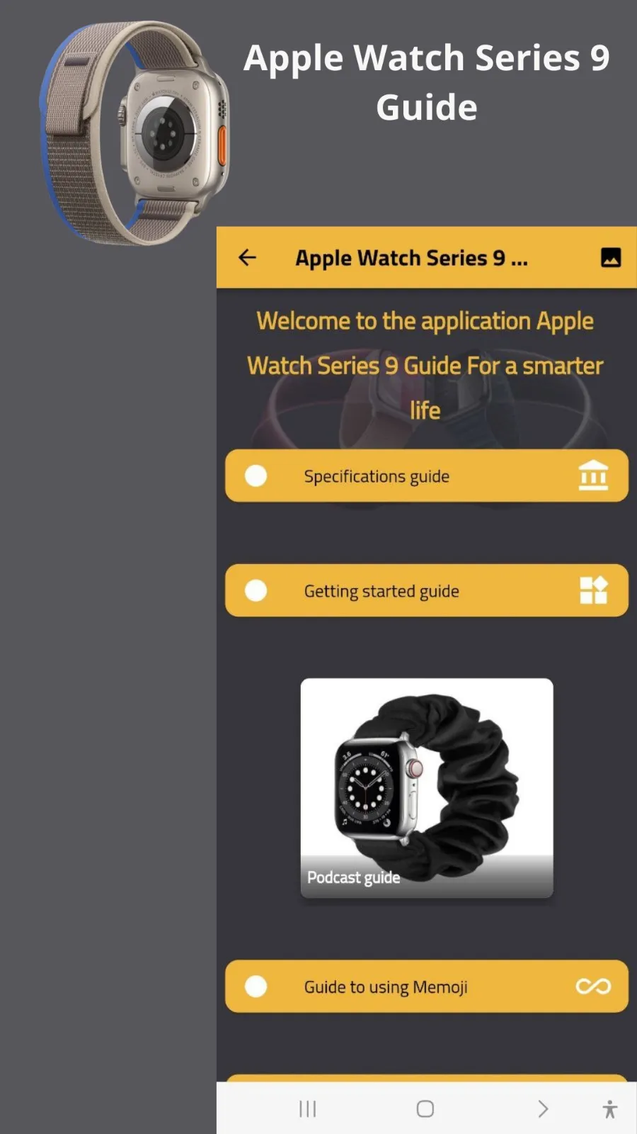 Apple Watch Series 9 | Guide | Indus Appstore | Screenshot