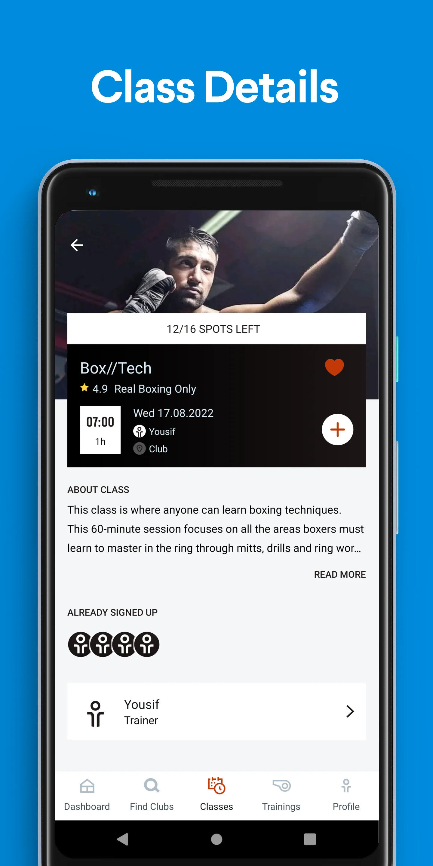 RBO BOXING CLUB | Indus Appstore | Screenshot