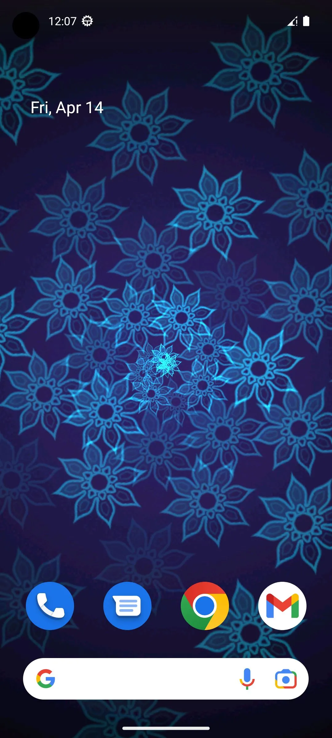 Neon Flower Live Wallpaper | Indus Appstore | Screenshot