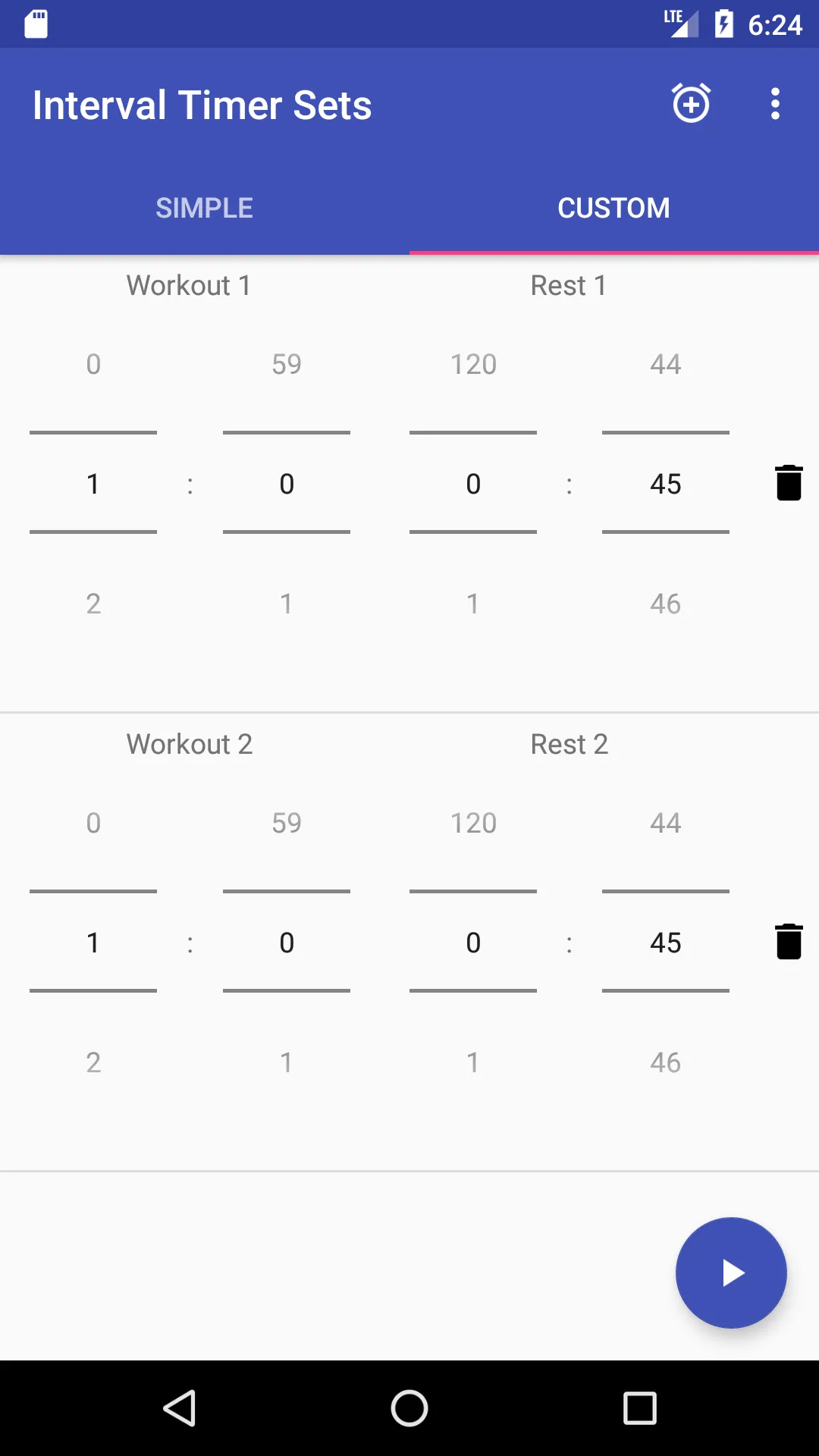 Interval Timer Sets | Indus Appstore | Screenshot