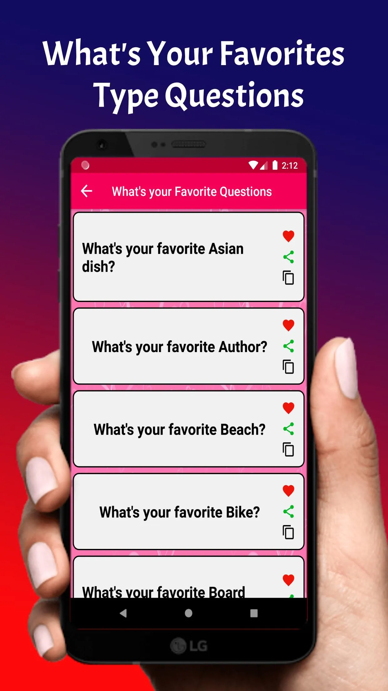 Questions to ask Girls | Indus Appstore | Screenshot