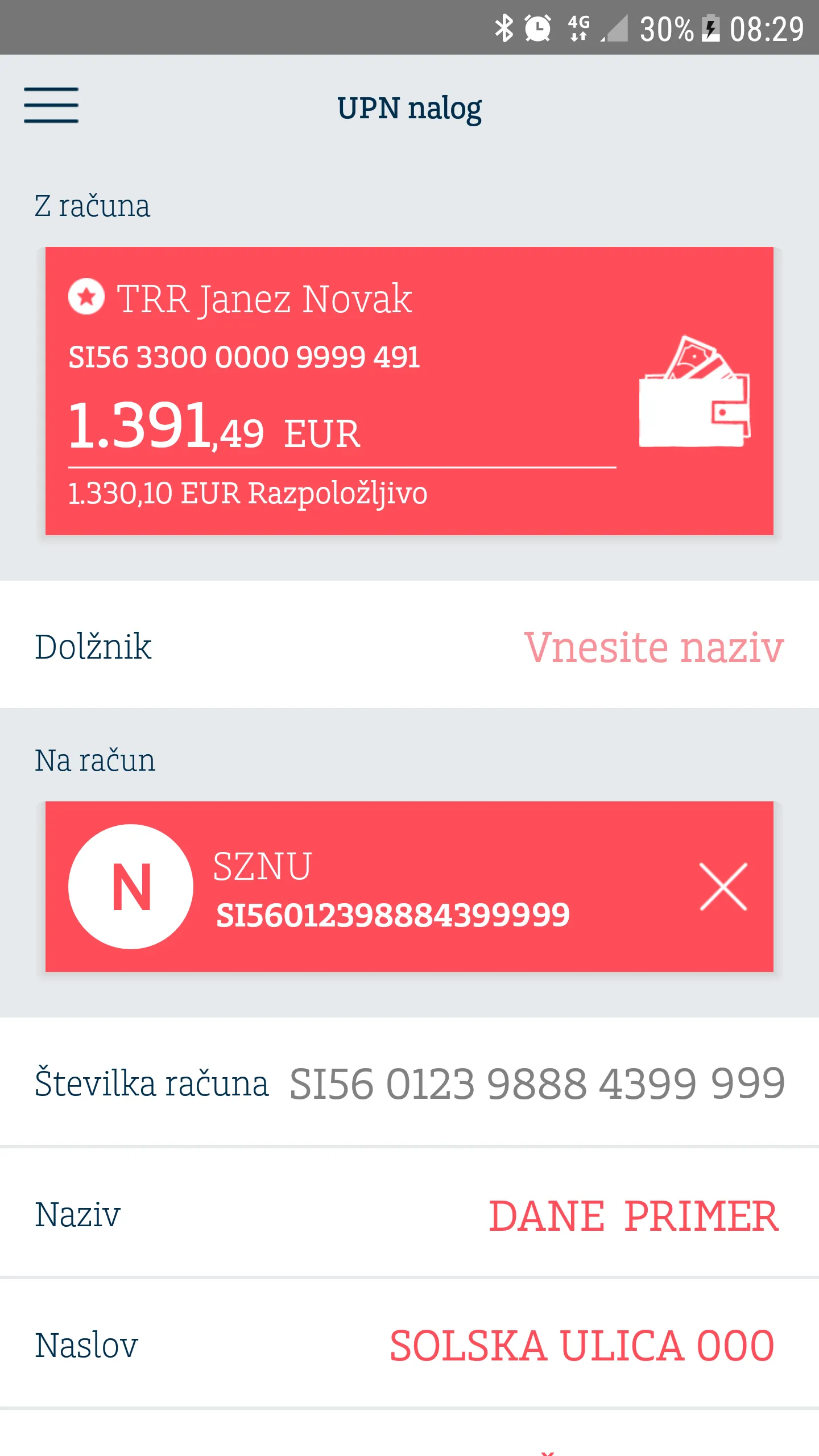 Addiko Mobile Slovenija | Indus Appstore | Screenshot