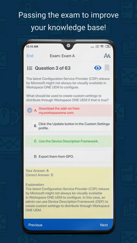 Vumingo Exam Testing Engine | Indus Appstore | Screenshot