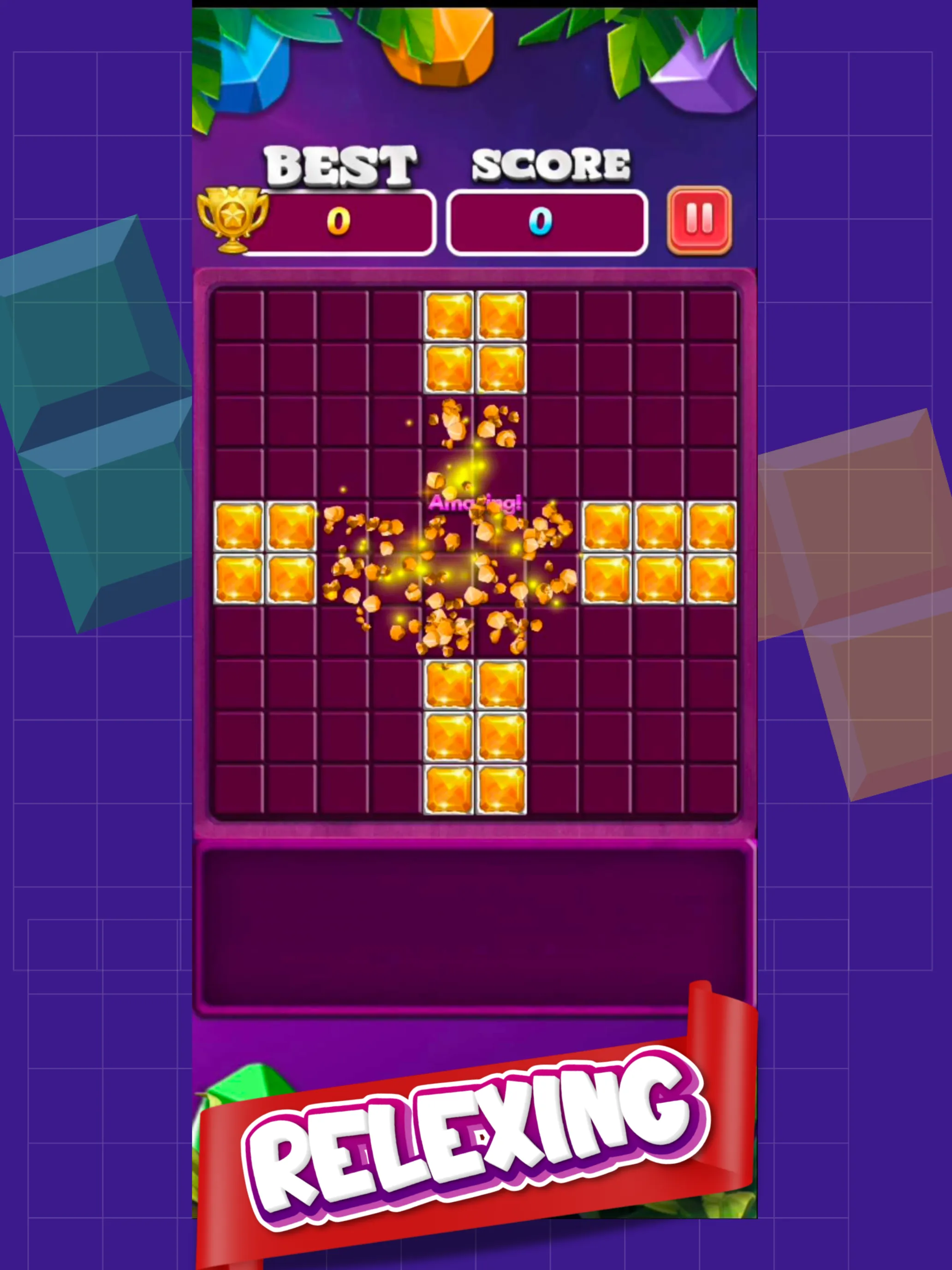 Hard Block: Blast Puzzle Game | Indus Appstore | Screenshot