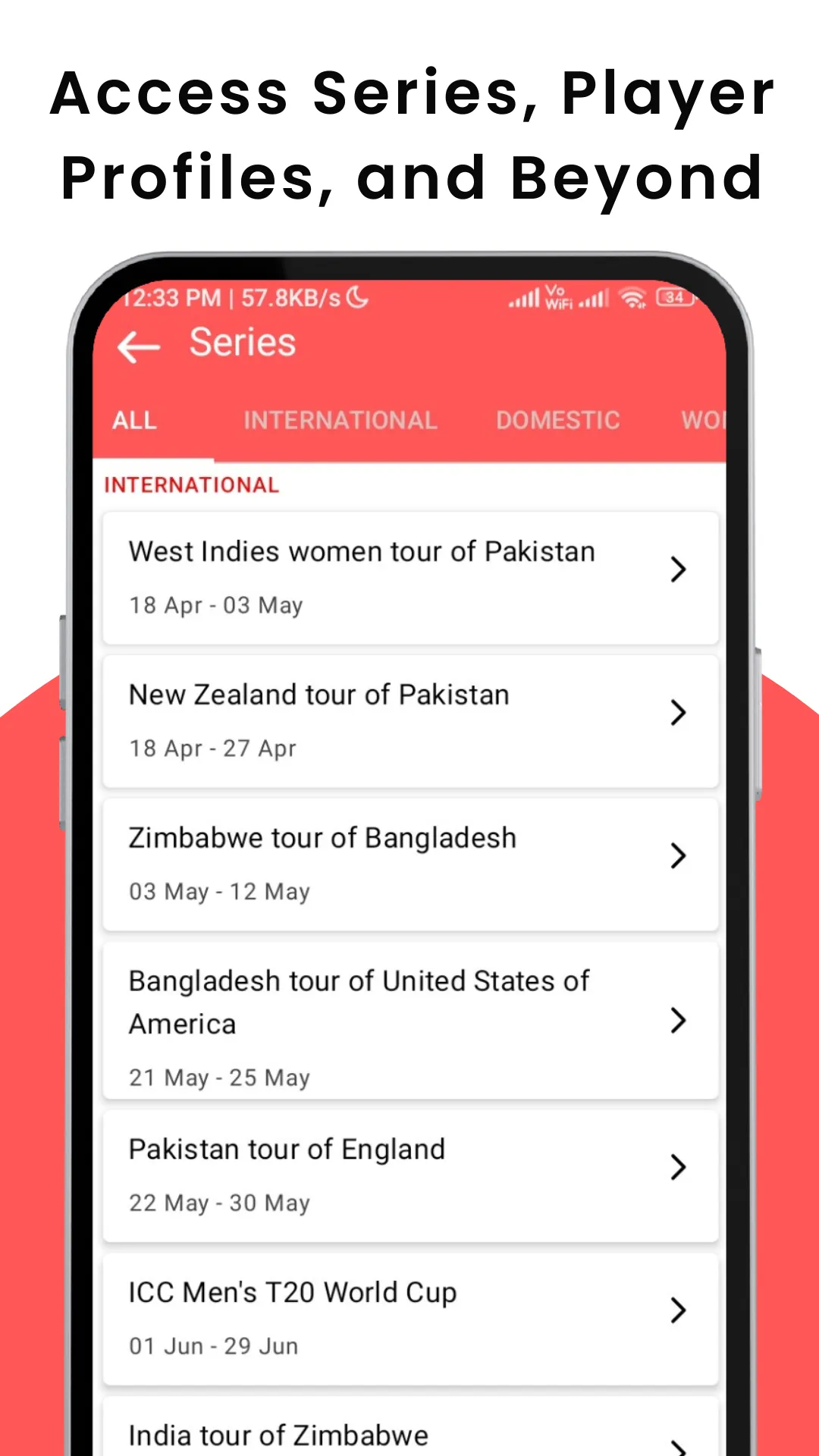 CricDash -Live Cricket Score | Indus Appstore | Screenshot