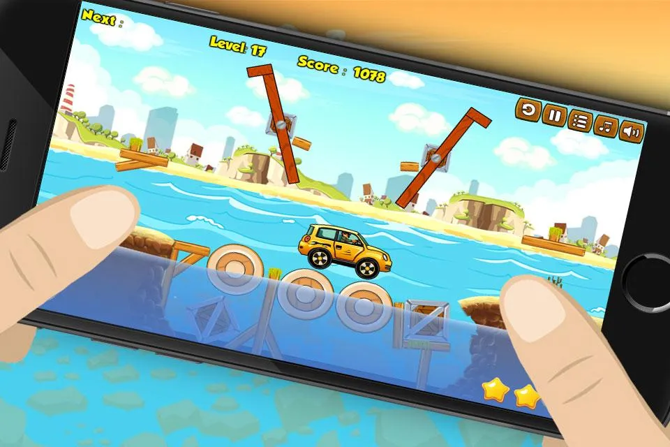 Build River Wooden Bridge | Indus Appstore | Screenshot