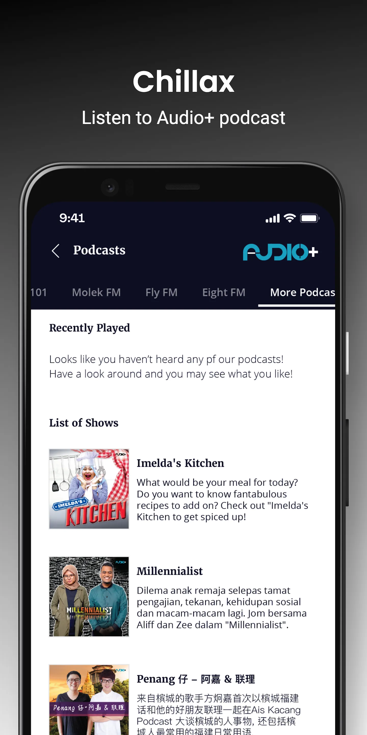 Audio+ (Formerly Hot FM) | Indus Appstore | Screenshot