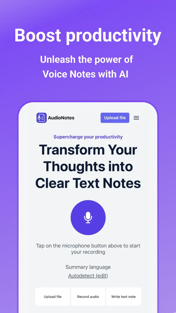 AudioNotes: Speech To Text | Indus Appstore | Screenshot