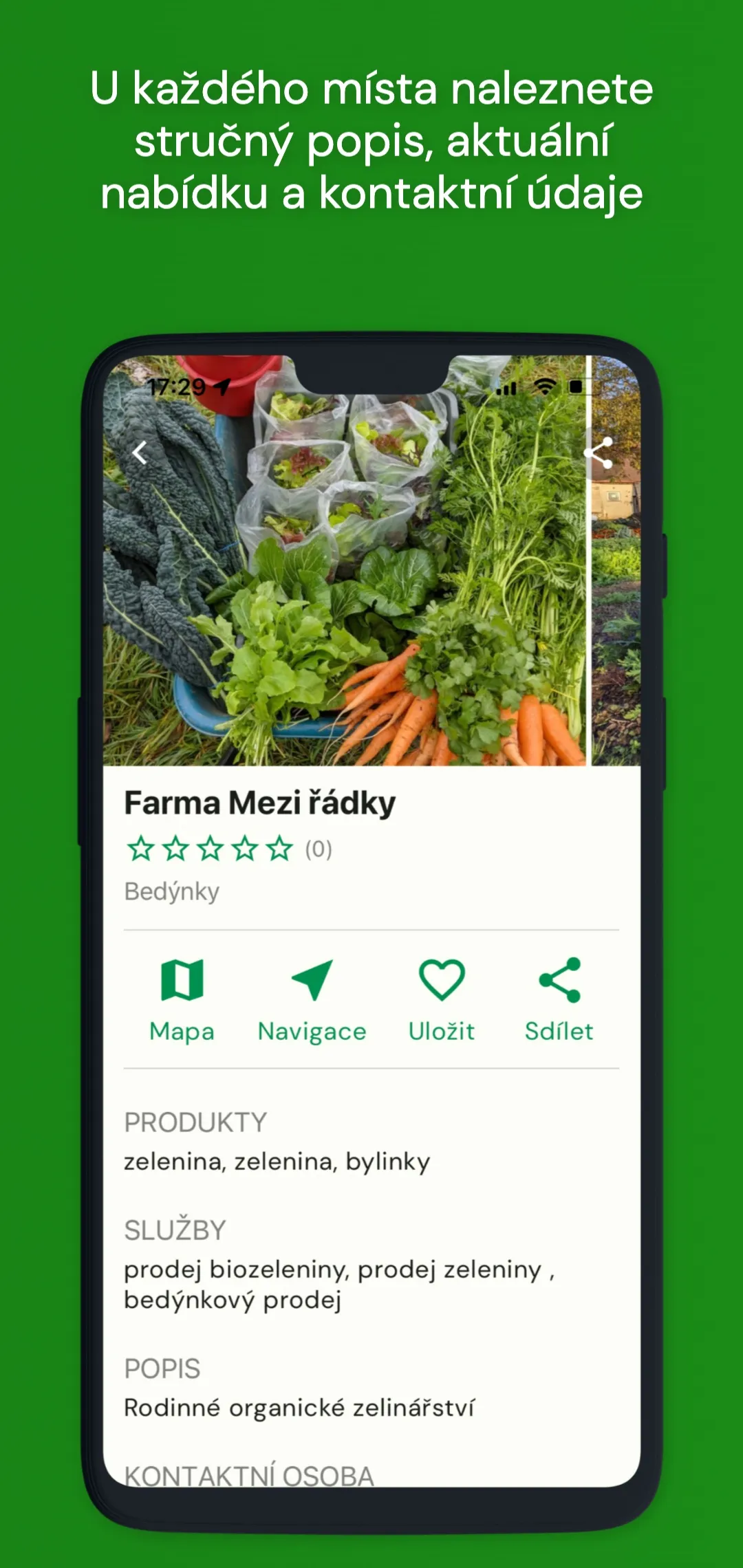 Adresář farmářů Hnutí DUHA | Indus Appstore | Screenshot