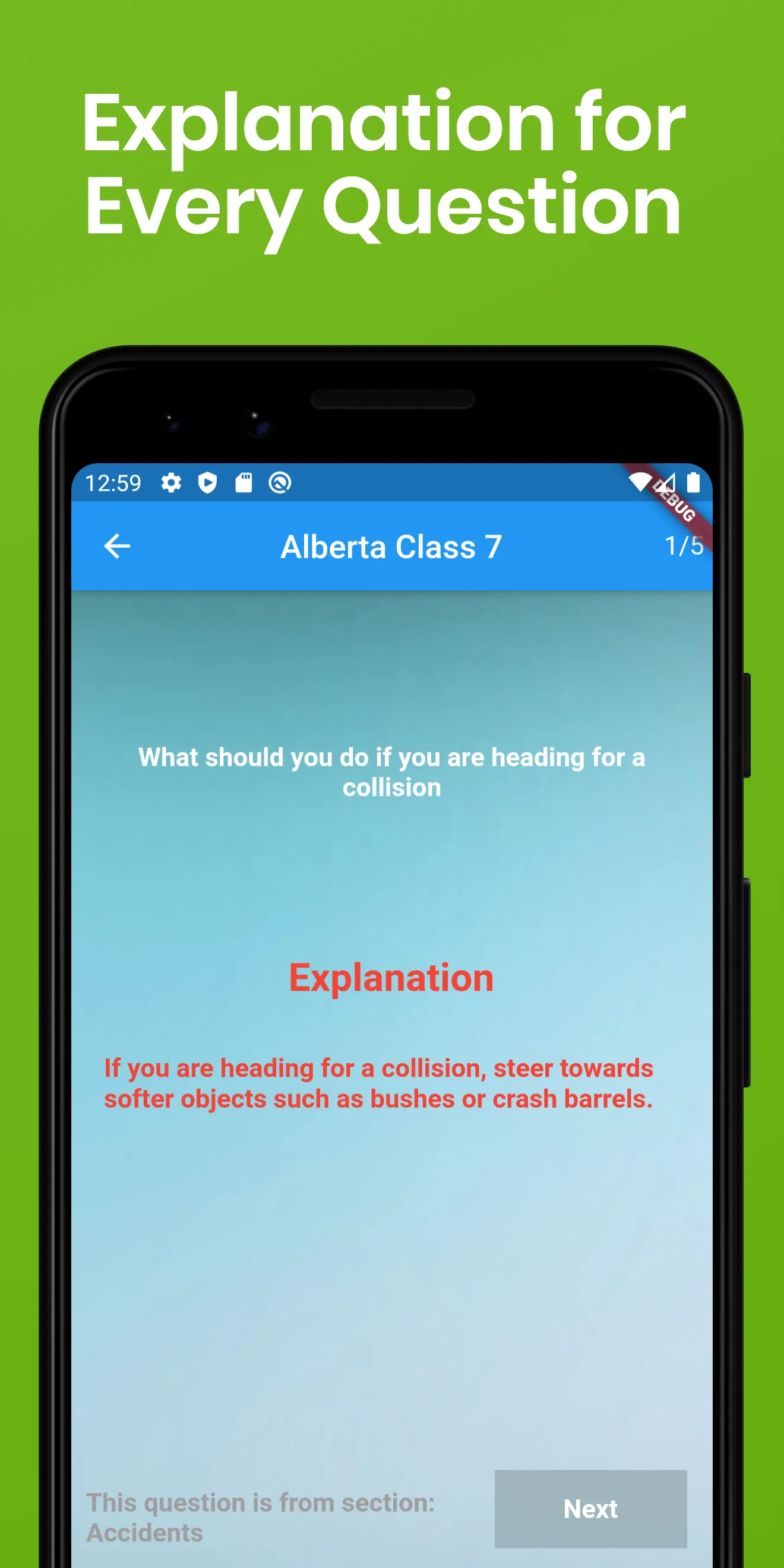 Alberta Driving Test 2023 Prep | Indus Appstore | Screenshot