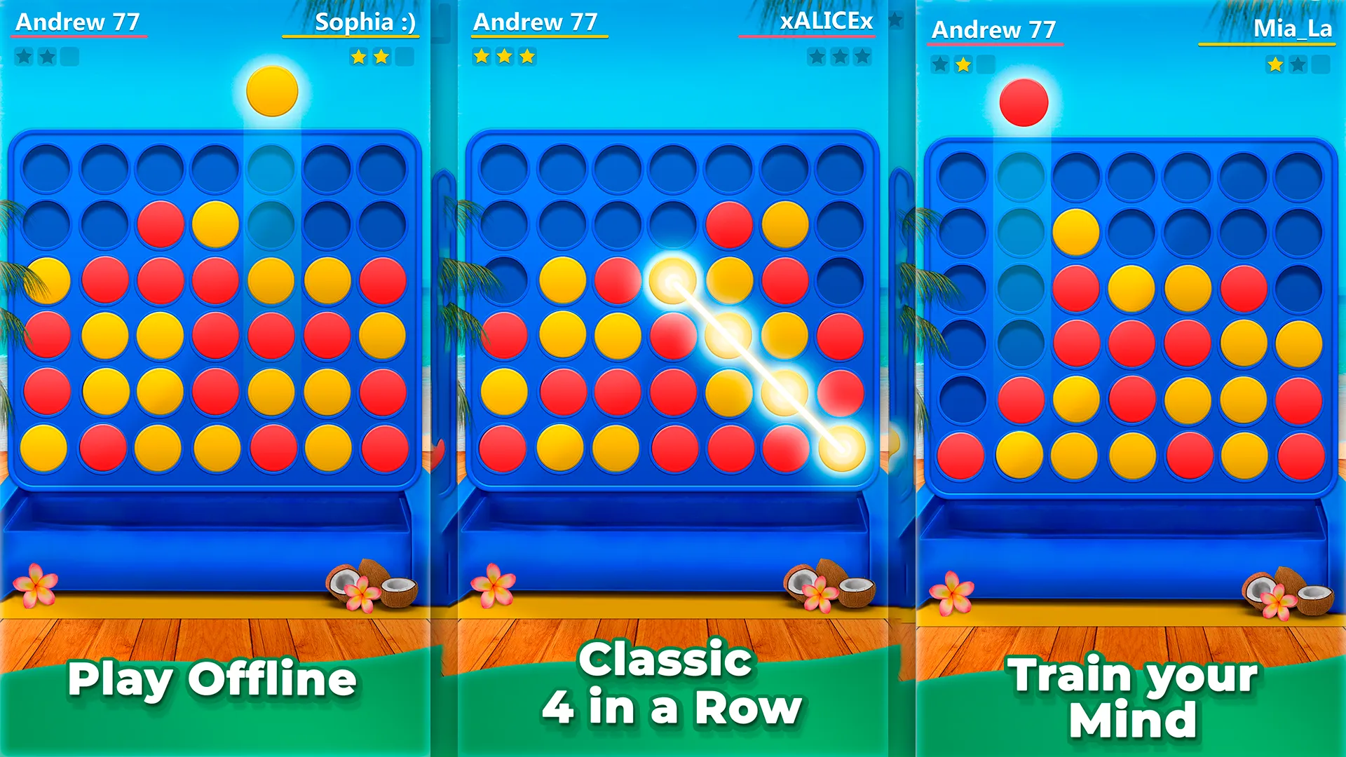 Four in a Row - 2 Player | Indus Appstore | Screenshot