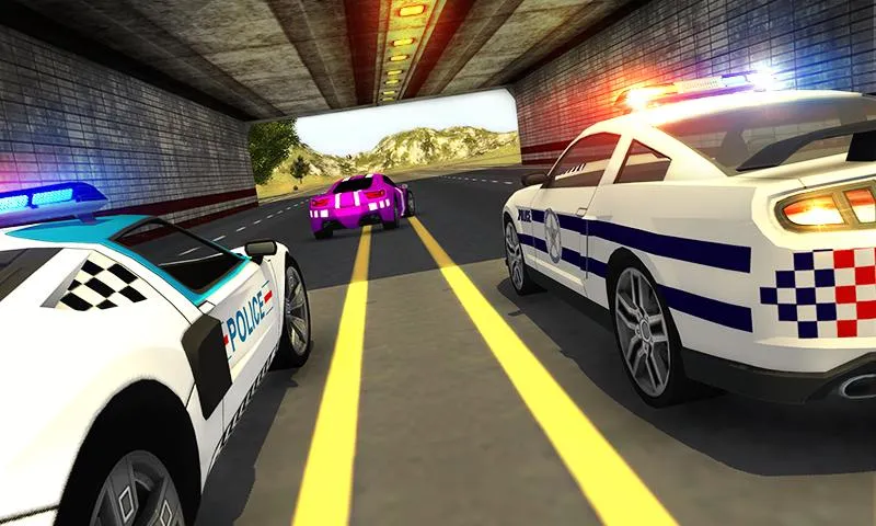 Police Car vs Gangster Escape | Indus Appstore | Screenshot