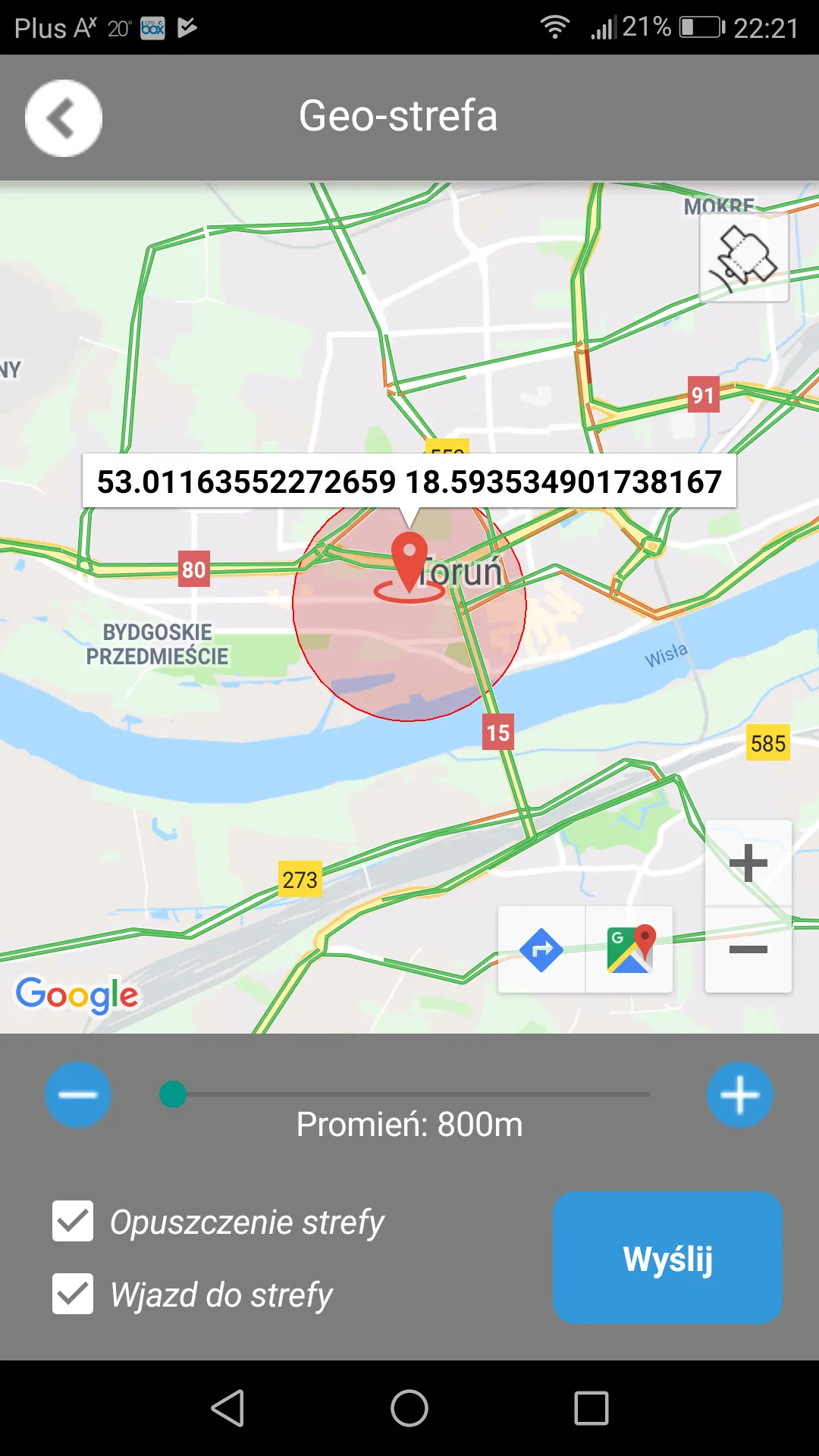 GPS-box  lokalizacja pojazdów | Indus Appstore | Screenshot