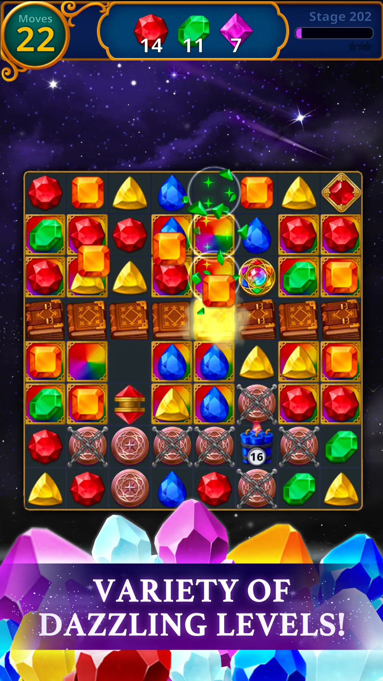 Jewels Magic: Mystery Match3 | Indus Appstore | Screenshot