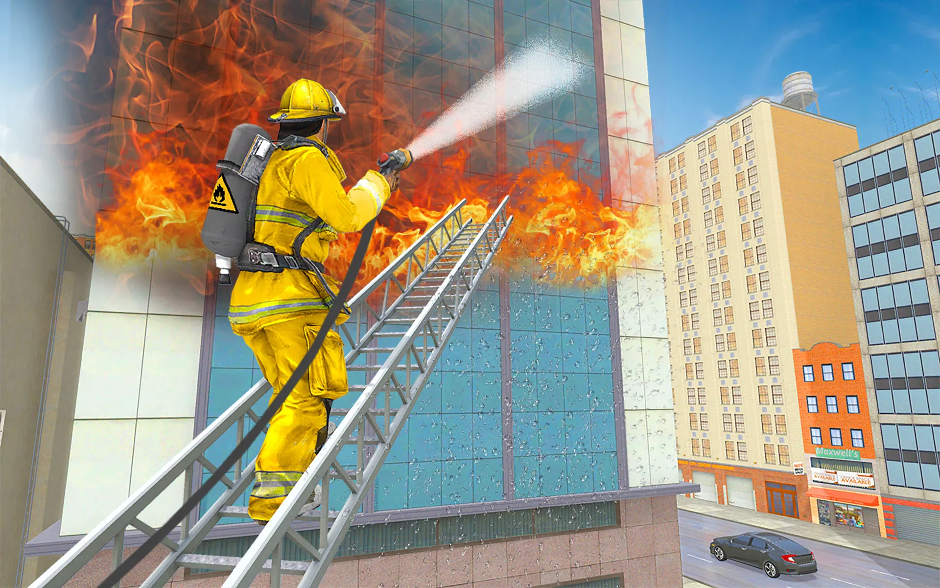 911 Rescue Fire Truck 3D Sim | Indus Appstore | Screenshot