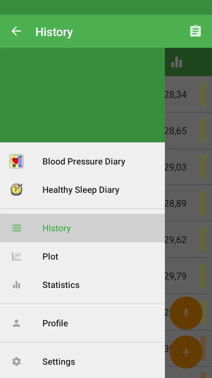 Weight Diary | Indus Appstore | Screenshot