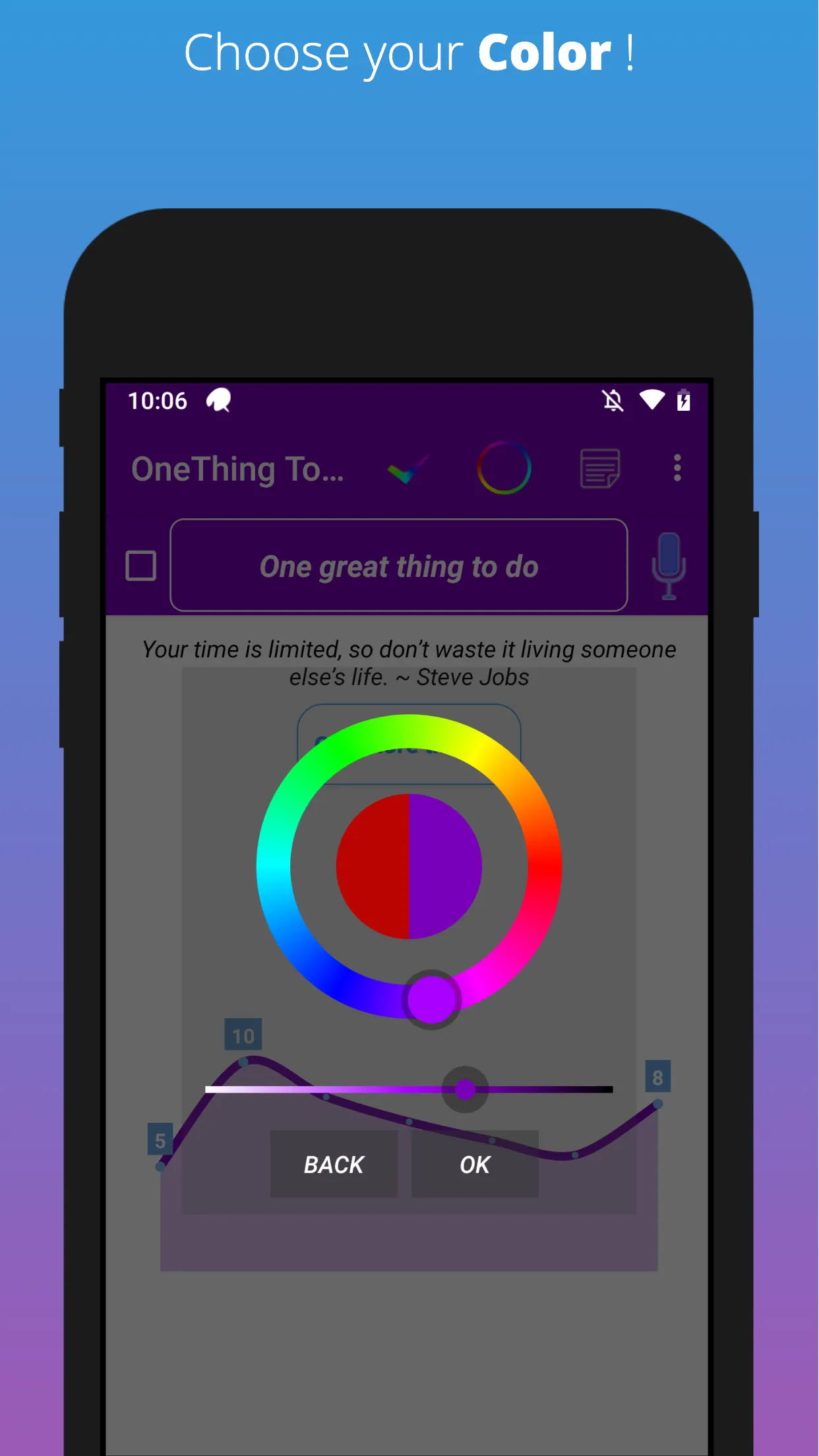 OneThing Todo | Indus Appstore | Screenshot