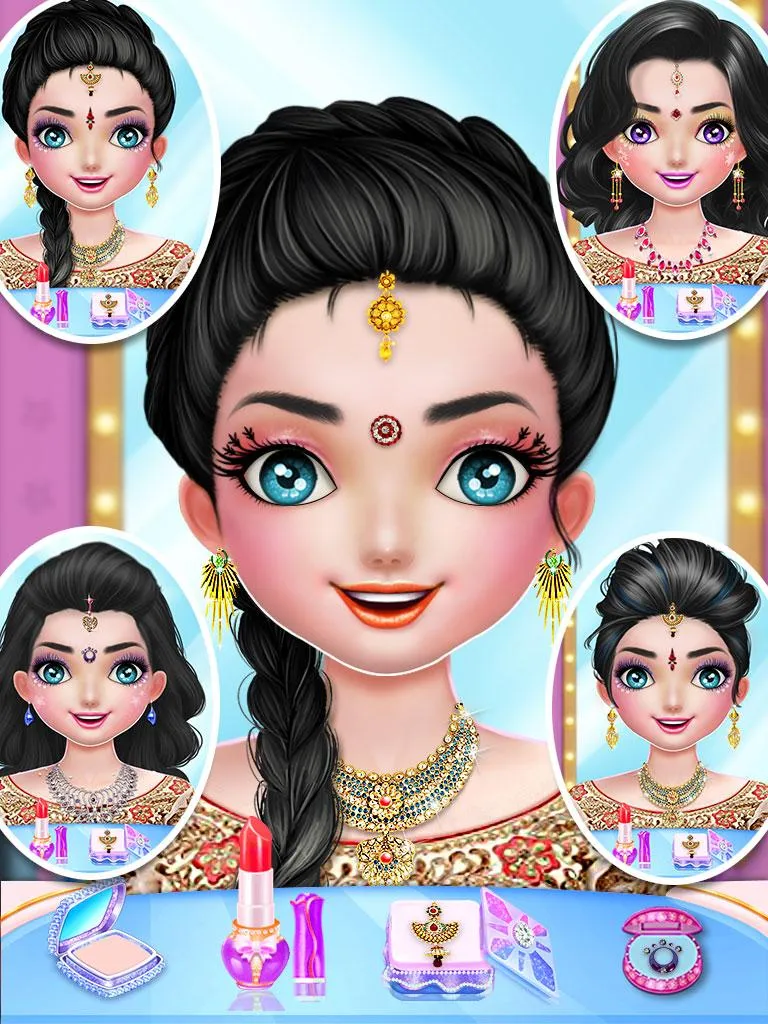 Indian Makeup and Dressup Game | Indus Appstore | Screenshot