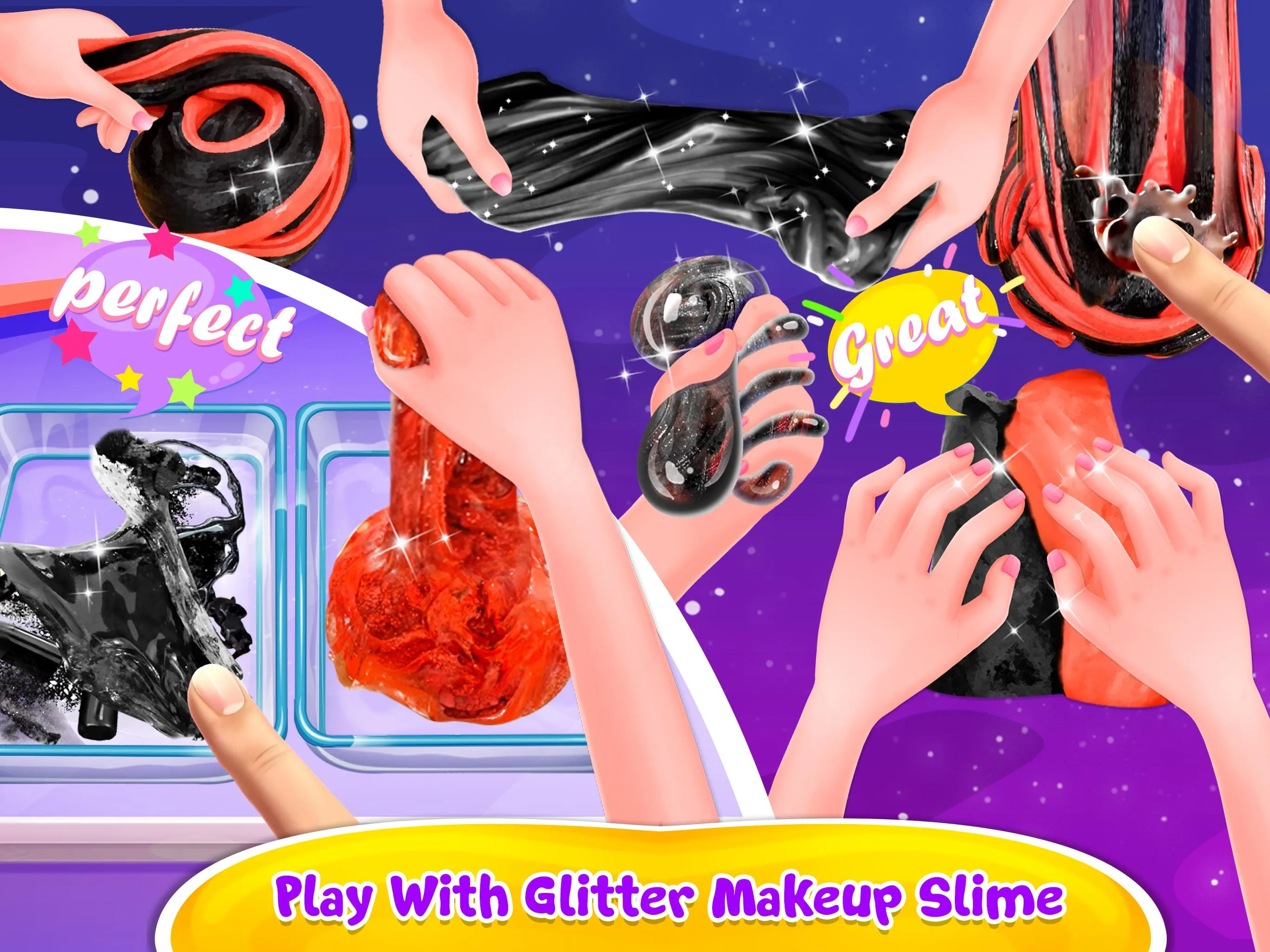 Make-up Slime - Glitter Slime | Indus Appstore | Screenshot