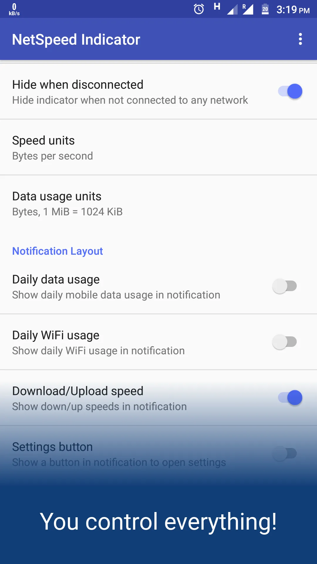 NetSpeed Indicator | Indus Appstore | Screenshot