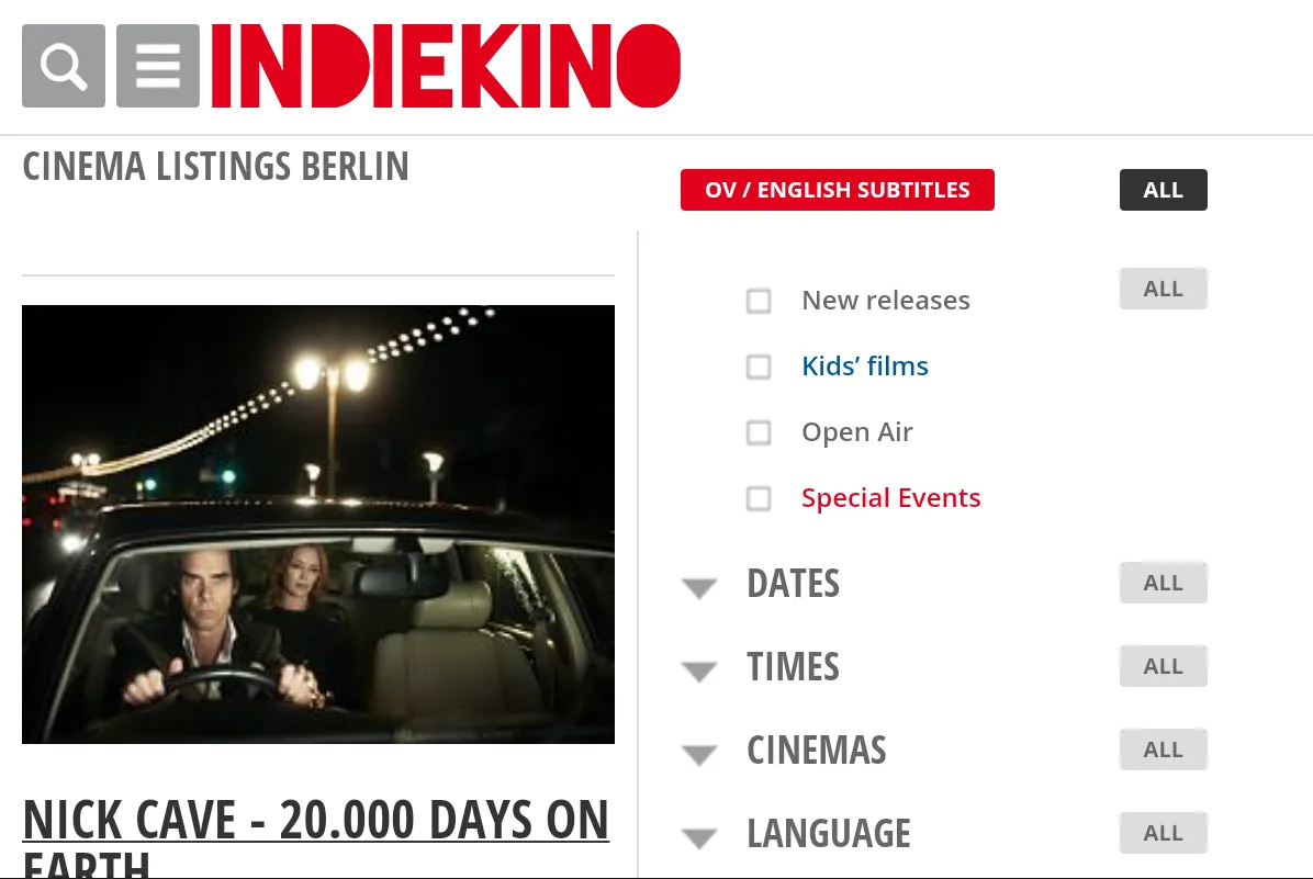 Indiekino Berlin | Indus Appstore | Screenshot