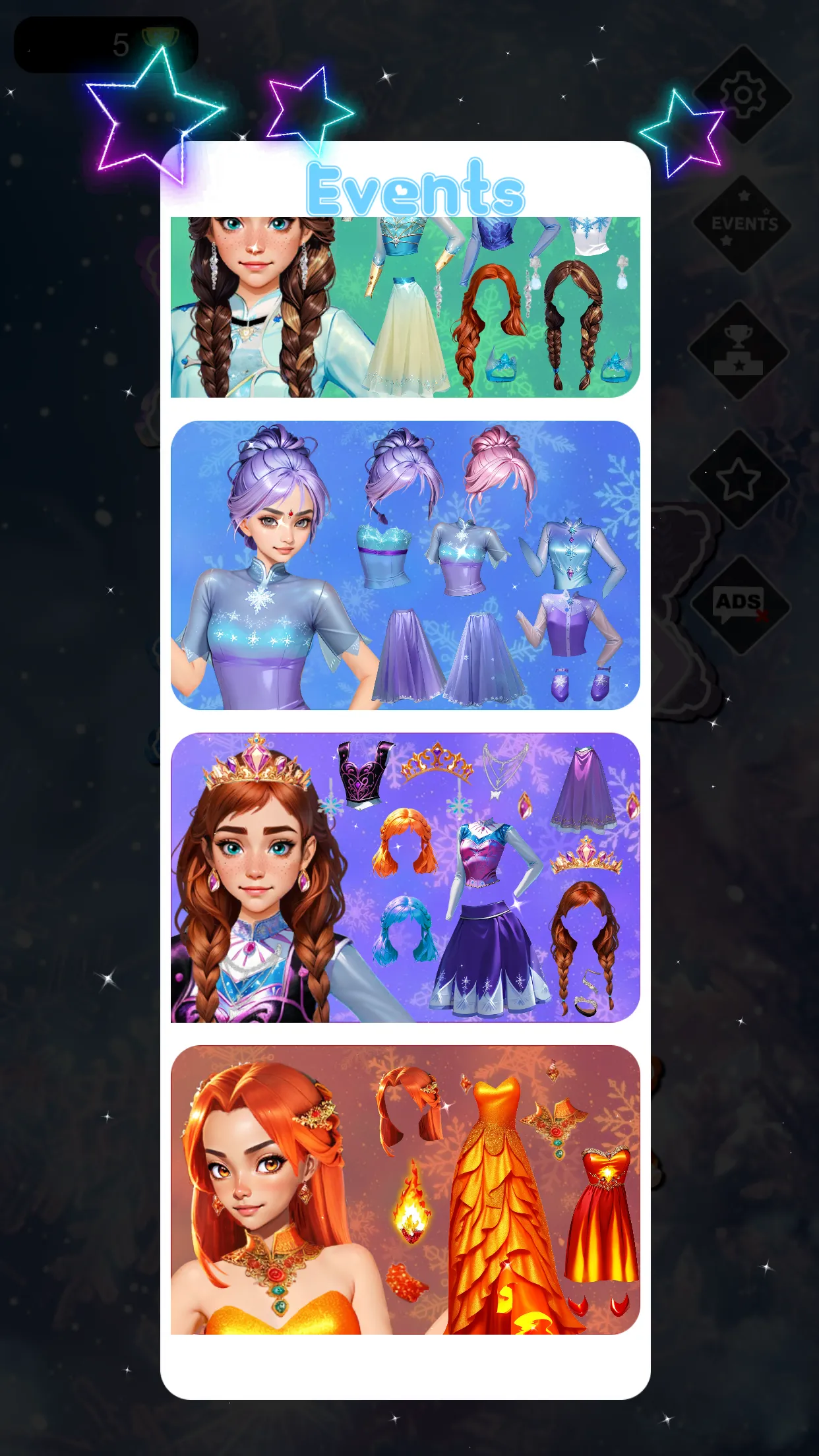 Icy or Fire dress up game | Indus Appstore | Screenshot