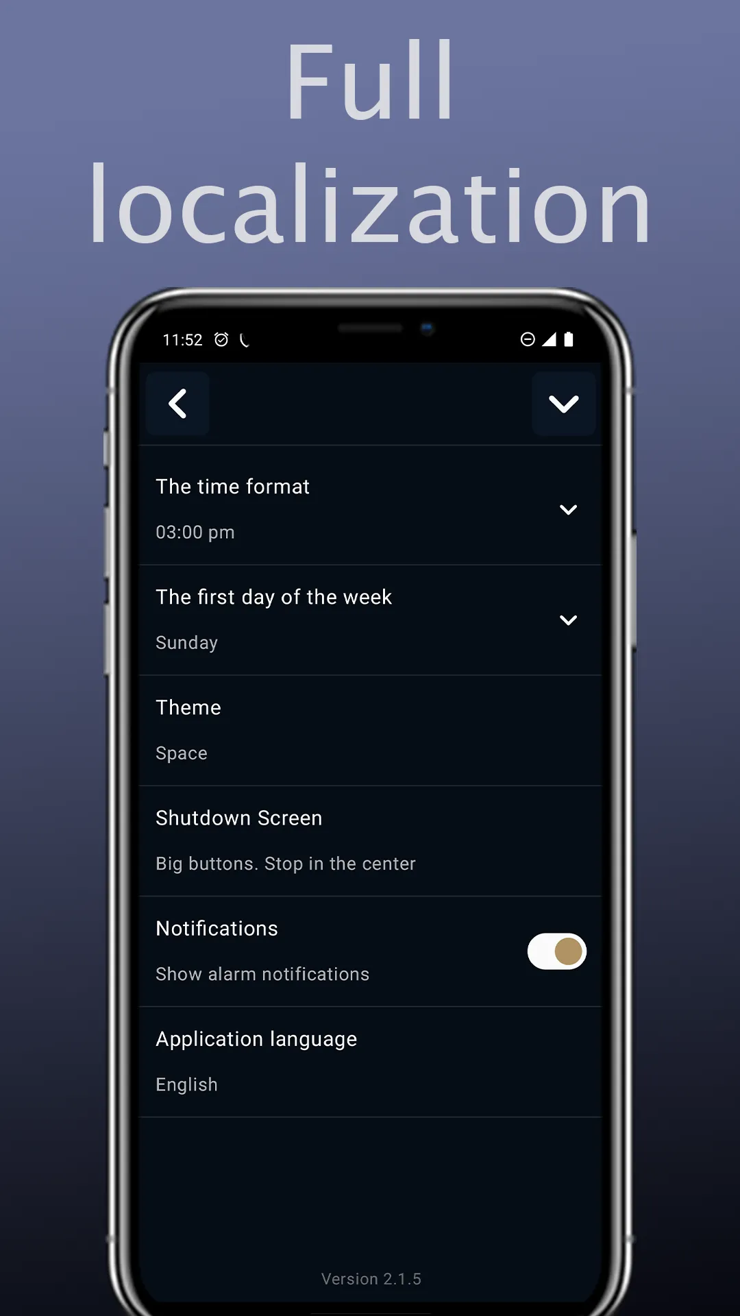 Alarm clock with big buttons | Indus Appstore | Screenshot